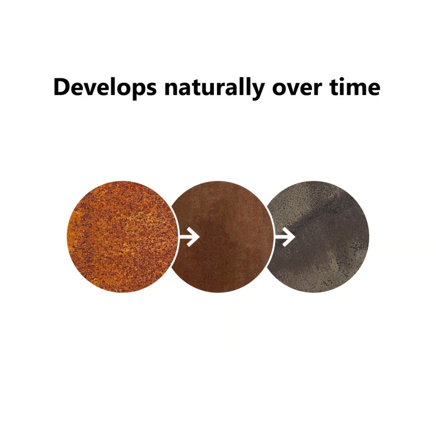 Nordlux - Lampa zewnętrzna HELIX 1xGU10/8W/230V IP44 rdzawa 80 cm