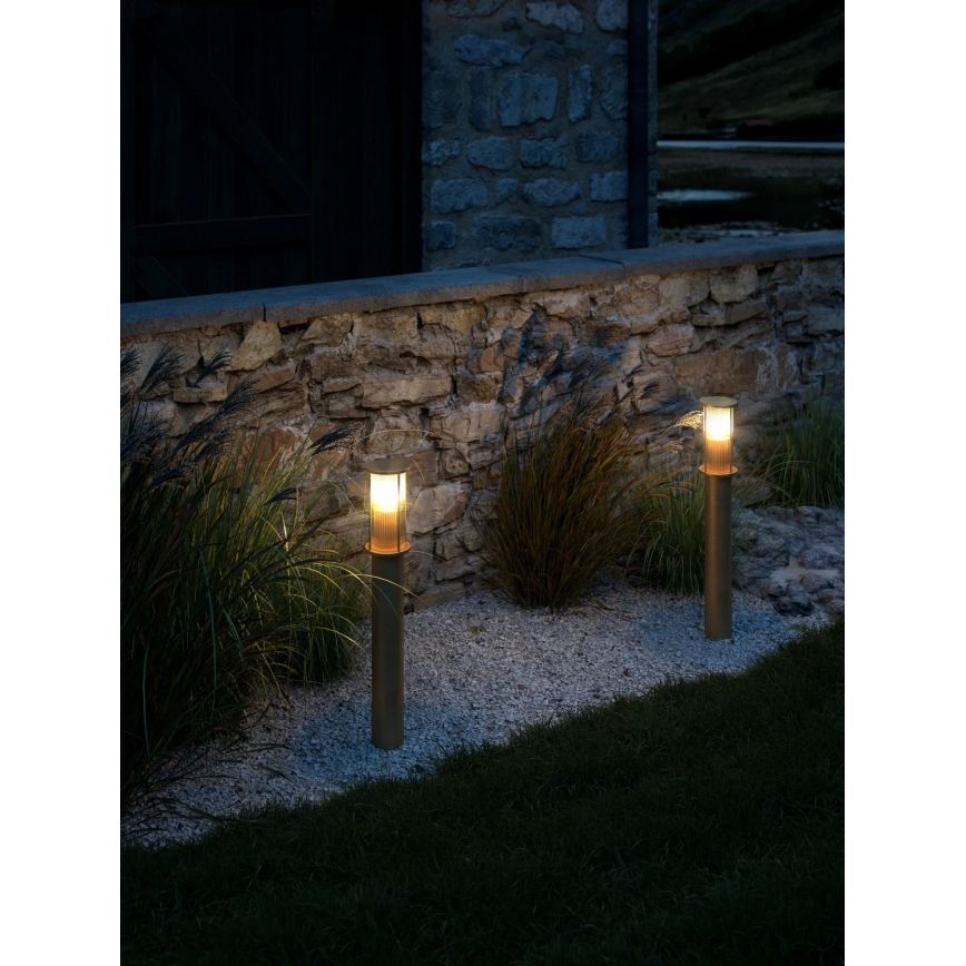 Nordlux - Lampa zewnętrzna LINTON 1xE27/15W/230V IP54 mosiądz 80 cm