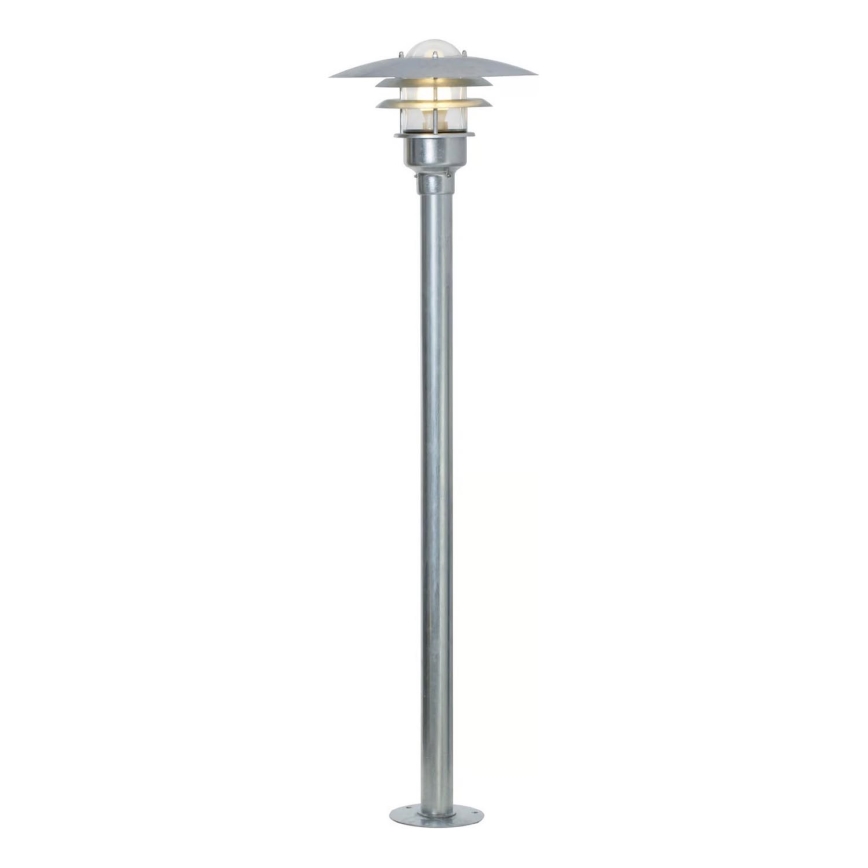 Nordlux - Lampa zewnętrzna LONSTRUP 1xE27/60W/230V IP44 matowy chrom 116 cm
