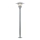 Nordlux - Lampa zewnętrzna LONSTRUP 1xE27/60W/230V IP44 matowy chrom 116 cm
