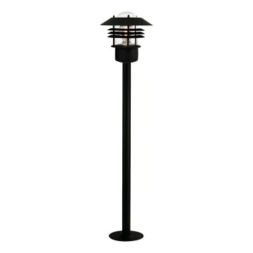 Nordlux - Lampa zewnętrzna VEJERS 1xE27/60W/230V IP54 czarna 92 cm