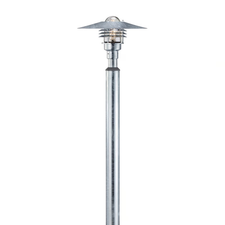Nordlux - Lampa zewnętrzna VEJERS 1xE27/60W/230V IP54 srebrna