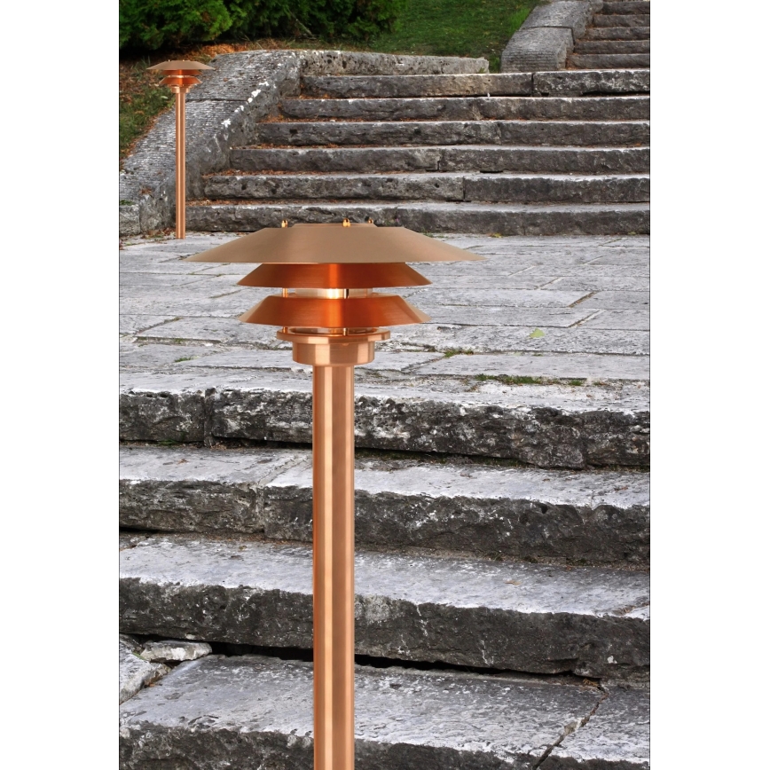 Nordlux - Lampa zewnętrzna VENO 1xE27/60W/230V IP54 miedziana