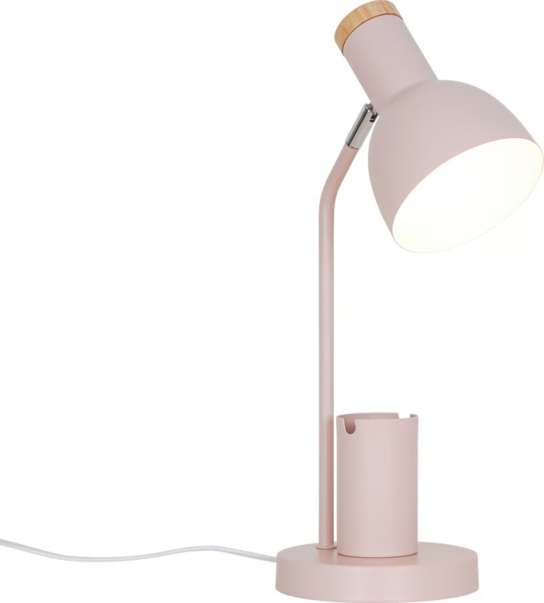 Nordlux - Lampka stołowa DEVONE 1xE27/15W/230V różowa