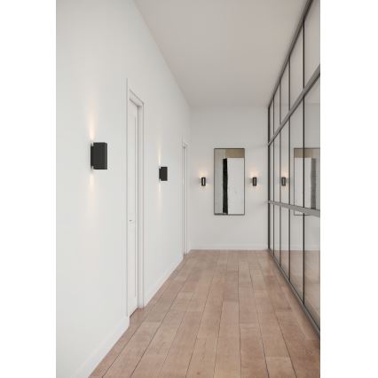 Nordlux - LED Kinkiet ściemnialny CURTIZ 2xLED/4,5W/230V czarny