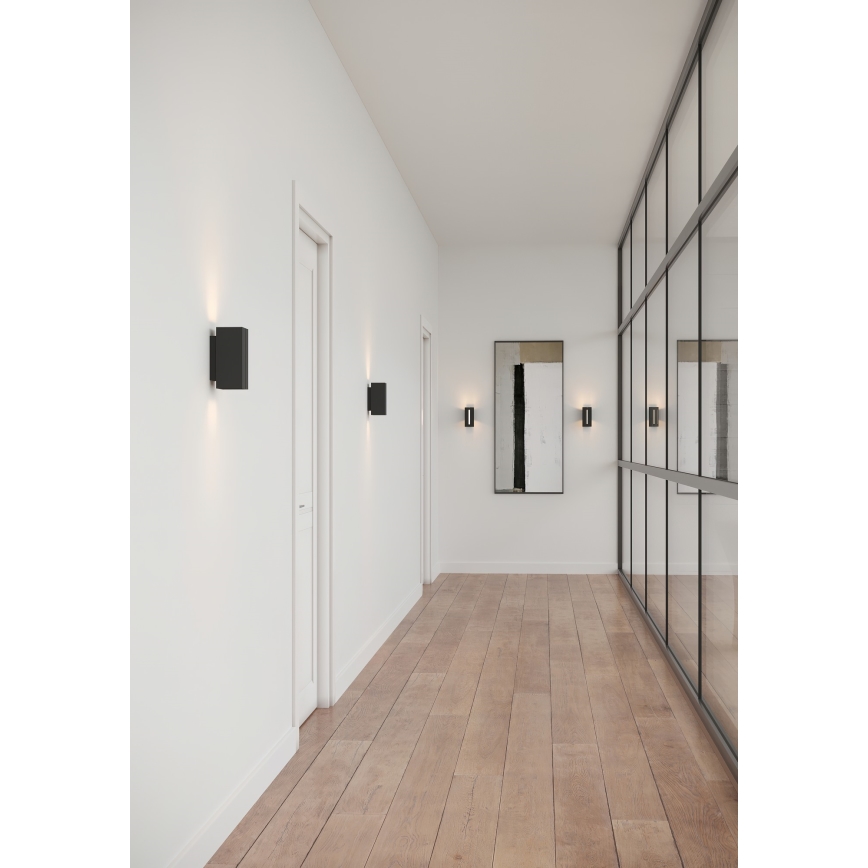Nordlux - LED Kinkiet ściemnialny CURTIZ 2xLED/4,5W/230V czarny