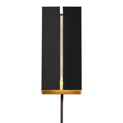 Nordlux - LED Kinkiet ściemnialny CURTIZ 2xLED/4,5W/230V czarny