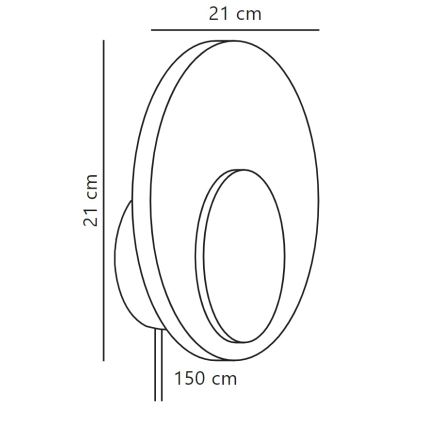 Nordlux - LED Kinkiet ściemnialny MARSI LED/7W/230V biały