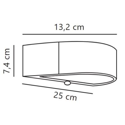 Nordlux - LED Kinkiet solarny z czujnikiem MONAY LED/5W/5V 3000K IP44