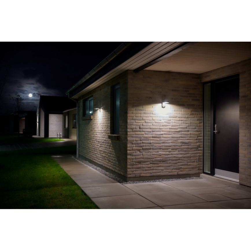 Nordlux - LED Kinkiet solarny z czujnikiem RICA LED/5W/3,7V IP44 okrągły