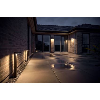 Nordlux - LED Kinkiet solarny z czujnikiem RICA LED/5W/3,7V IP44 kanciasty