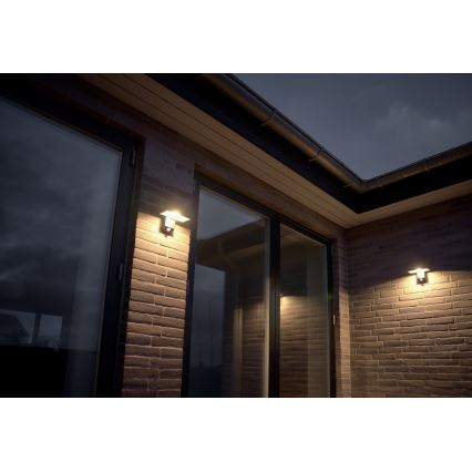 Nordlux - LED Kinkiet solarny z czujnikiem RICA LED/5W/3,7V IP44 kanciasty