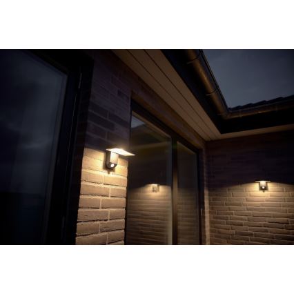 Nordlux - LED Kinkiet solarny z czujnikiem RICA LED/5W/3,7V IP44 kanciasty