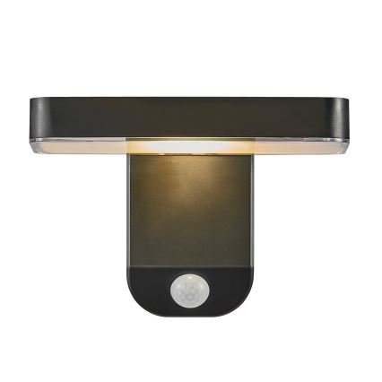 Nordlux - LED Kinkiet solarny z czujnikiem RICA LED/5W/3,7V IP44 kanciasty