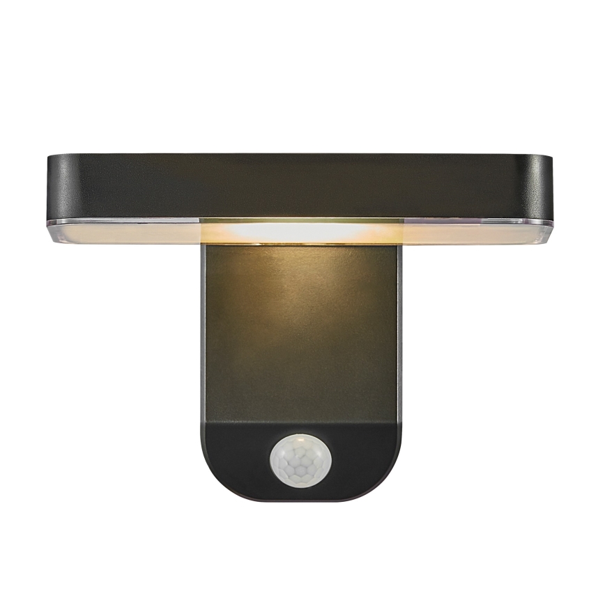 Nordlux - LED Kinkiet solarny z czujnikiem RICA LED/5W/3,7V IP44 kanciasty