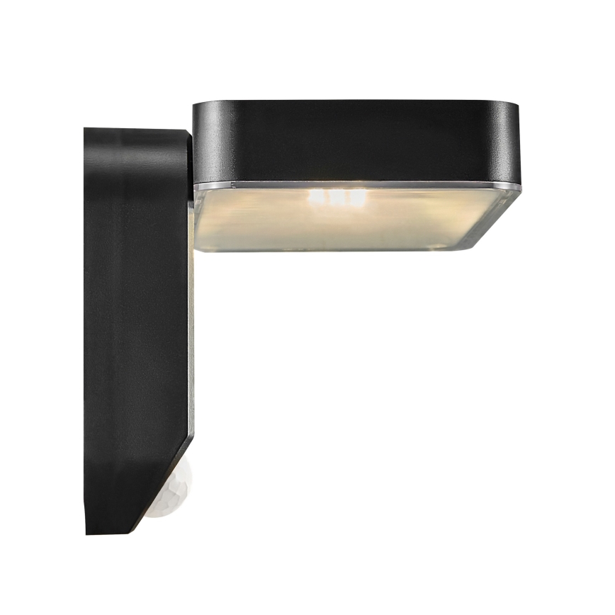 Nordlux - LED Kinkiet solarny z czujnikiem RICA LED/5W/3,7V IP44 kanciasty