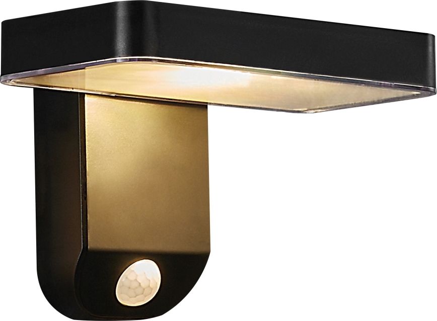Nordlux - LED Kinkiet solarny z czujnikiem RICA LED/5W/3,7V IP44 kanciasty