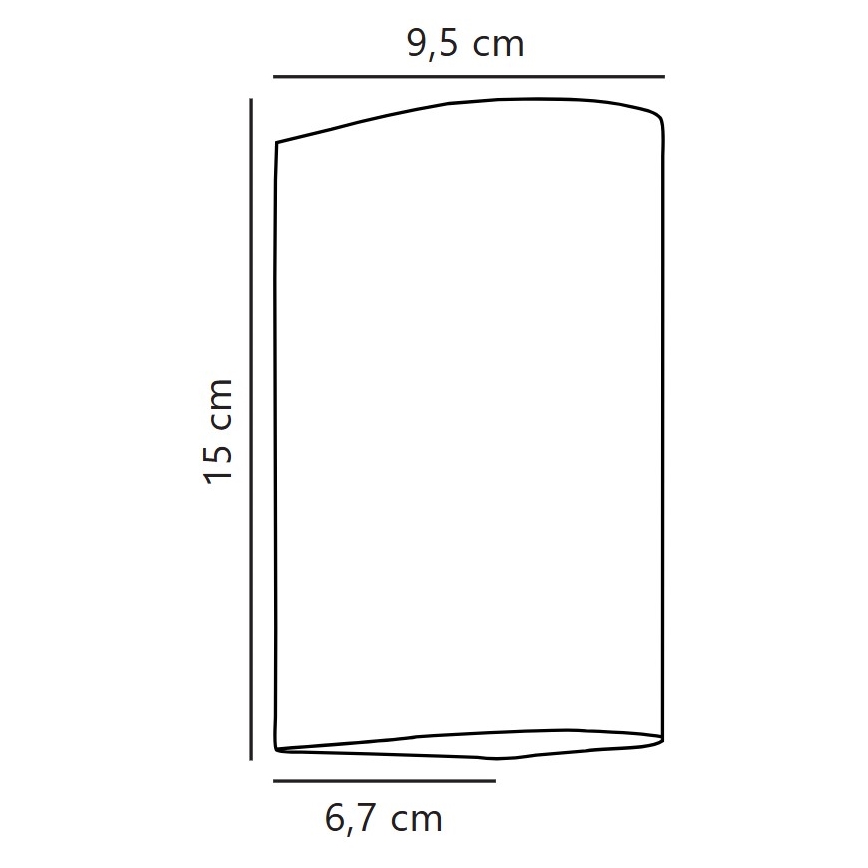 Nordlux - LED Kinkiet zewnętrzny ASBOL LED/13,3W/230V 3000K IP44