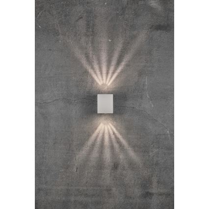Nordlux - LED kinkiet zewnętrzny CANTO 2xLED/6W/230V IP44 biały