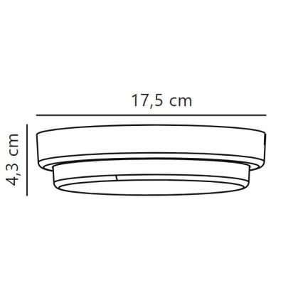 Nordlux - LED Kinkiet zewnętrzny CUBA LED/6,5W/230V IP54 śr. 17,5 cm biały