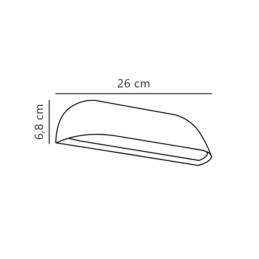 Nordlux - LED Kinkiet zewnętrzny FRONT LED/9,5W/230V IP44