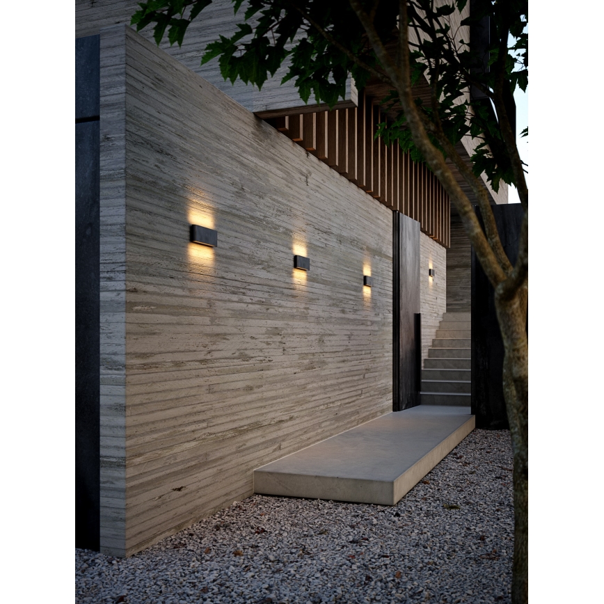 Nordlux - LED Kinkiet zewnętrzny KINVER LED/10W/230V IP54 czarny
