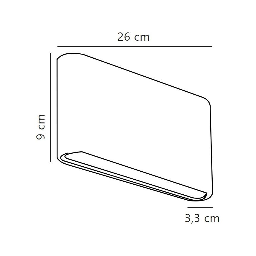 Nordlux - LED Kinkiet zewnętrzny KINVER LED/10W/230V IP54 czarny