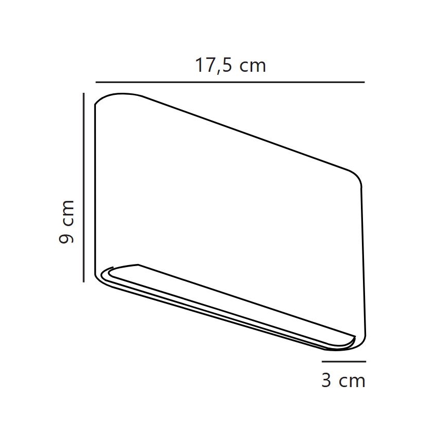 Nordlux - LED kinkiet zewnętrzny KINVER LED/8,5W/230V IP54 biały