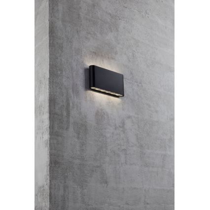 Nordlux - LED Kinkiet zewnętrzny KINVER LED/8,5W/230V IP54 czarny