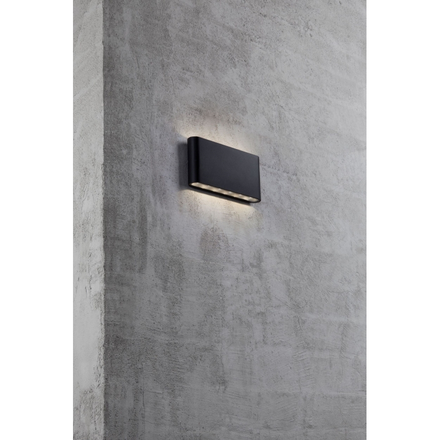 Nordlux - LED Kinkiet zewnętrzny KINVER LED/8,5W/230V IP54 czarny