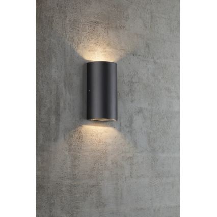 Nordlux - LED Kinkiet zewnętrzny ROLD LED/10,5W/230V 3000K IP54 czarny