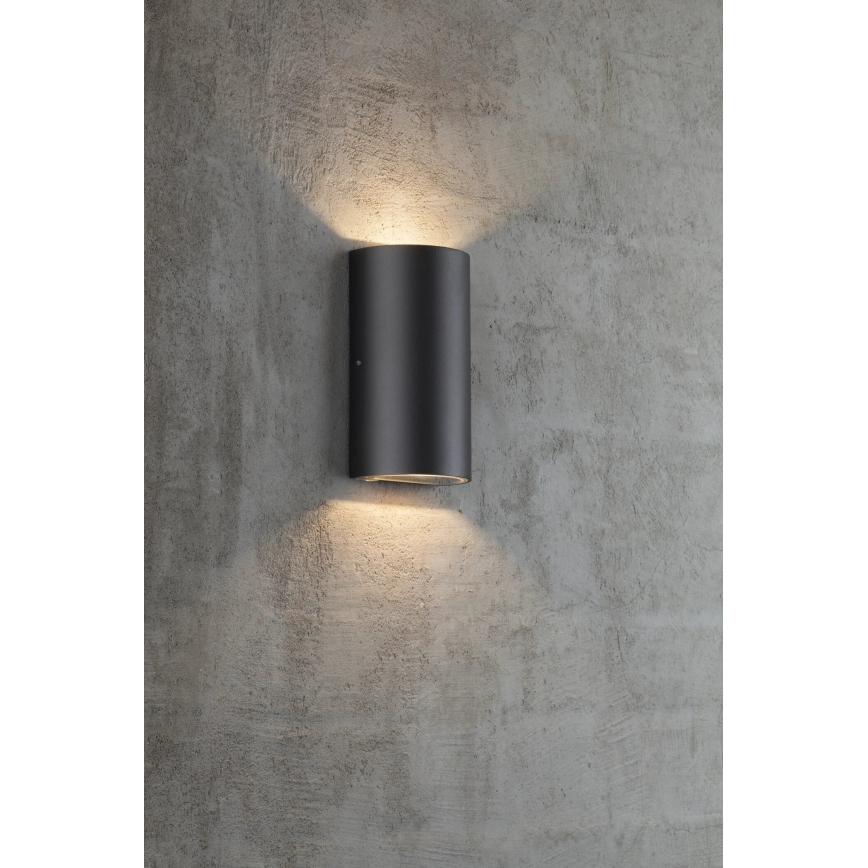 Nordlux - LED Kinkiet zewnętrzny ROLD LED/10,5W/230V 3000K IP54 czarny