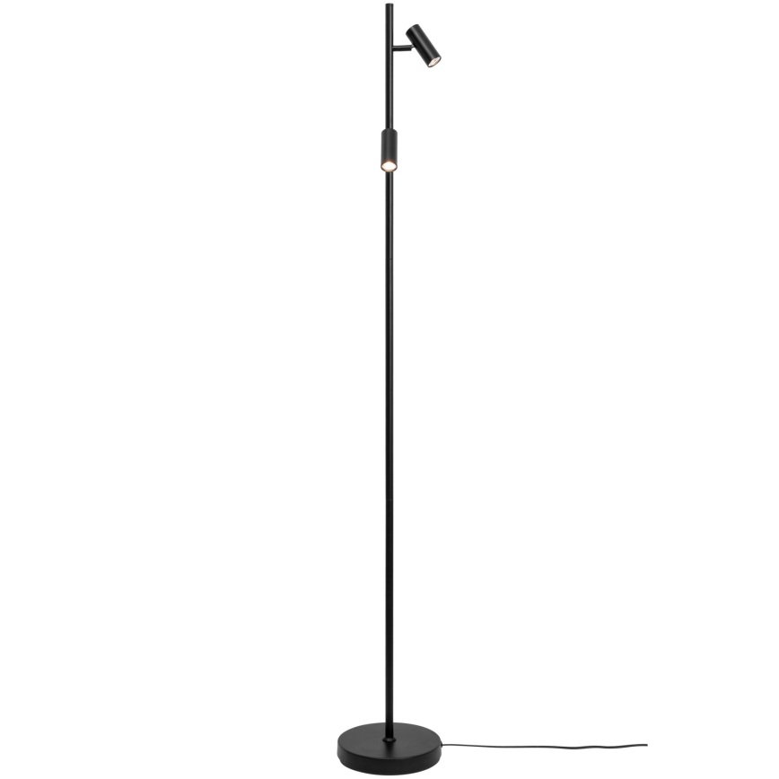 Nordlux - LED Ściemnialna dotykowa lampa podłogowa OMARI 2xLED/3,2W/230V czarny