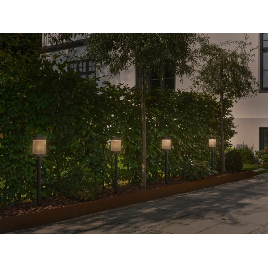Nordlux - LED Lampa solarna COUPAR LED/3,2W/5V 3000K IP44 czarny