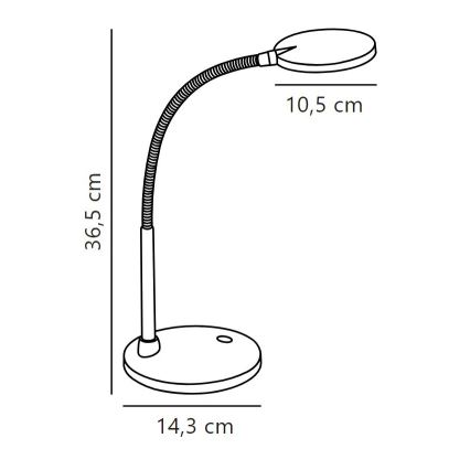 Nordlux - LED Lampa stołowa DOVE LED/4,5W/230V