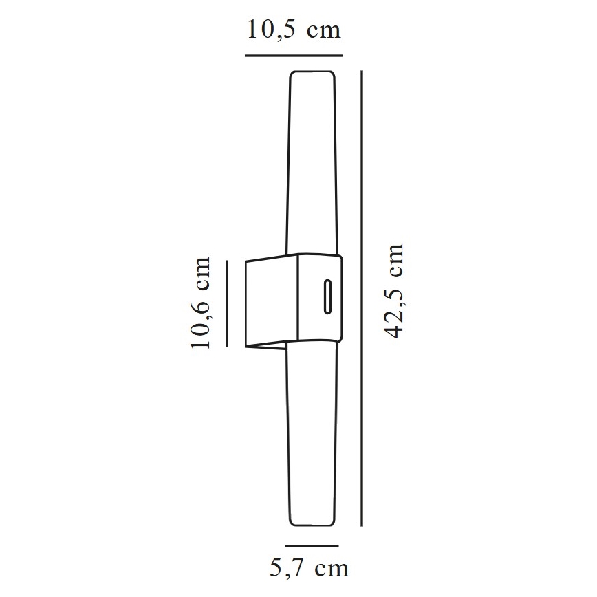 Nordlux - LED Łazienkowe oświetlenie lustra HELVA LED/9W/230V 3000K IP44