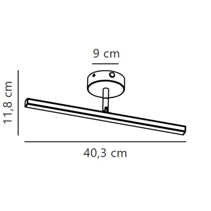 Nordlux - LED Łazienkowe oświetlenie lustra IP LED/6,2W/230V IP44 40 cm białe