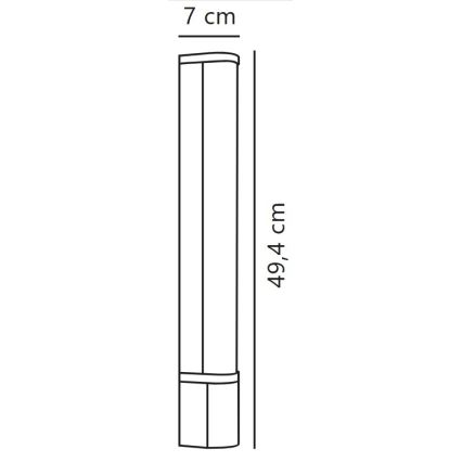 Nordlux - LED Łazienkowe oświetlenie lustra MALAIKA LED/6W/230V 3000K IP44 biały