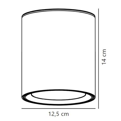 Nordlux - LED ściemnialna oprawa punktowa do łazienki LANDON LED/6,5W/230V IP44 czarna