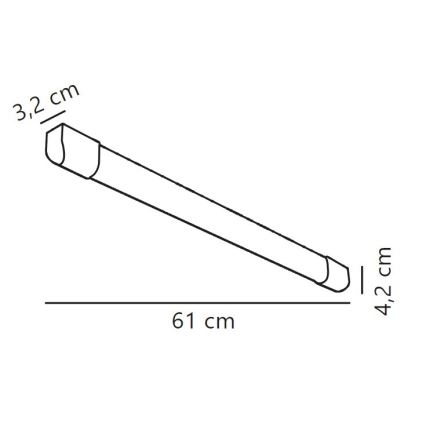 Nordlux - LED Oprawa świetlówkowa ARLINGTON LED/10W/230V 61 cm