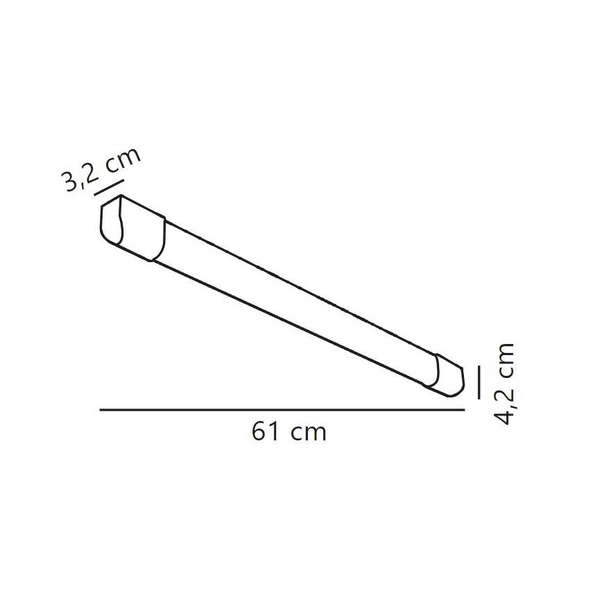 Nordlux - LED Oprawa świetlówkowa ARLINGTON LED/10W/230V 61 cm