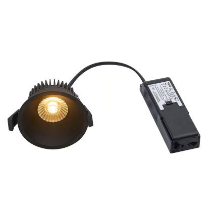 Nordlux - LED Ściemnialne wpuszczane oświetlenie łazienkowe ALBRIC LED/8W/230V IP44 czarne