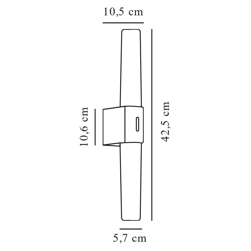 Nordlux - LED oświetlenie do lustra łazienkowego HELVA LED/9W/230V IP44