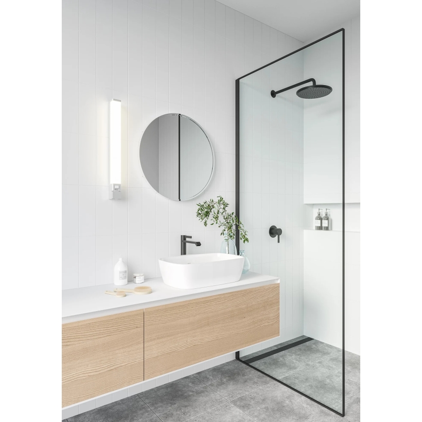 Nordlux - LED oświetlenie łazienkowe do lustra z gniazdkiem SJAVER LED/15W/230V IP44 60 cm biały