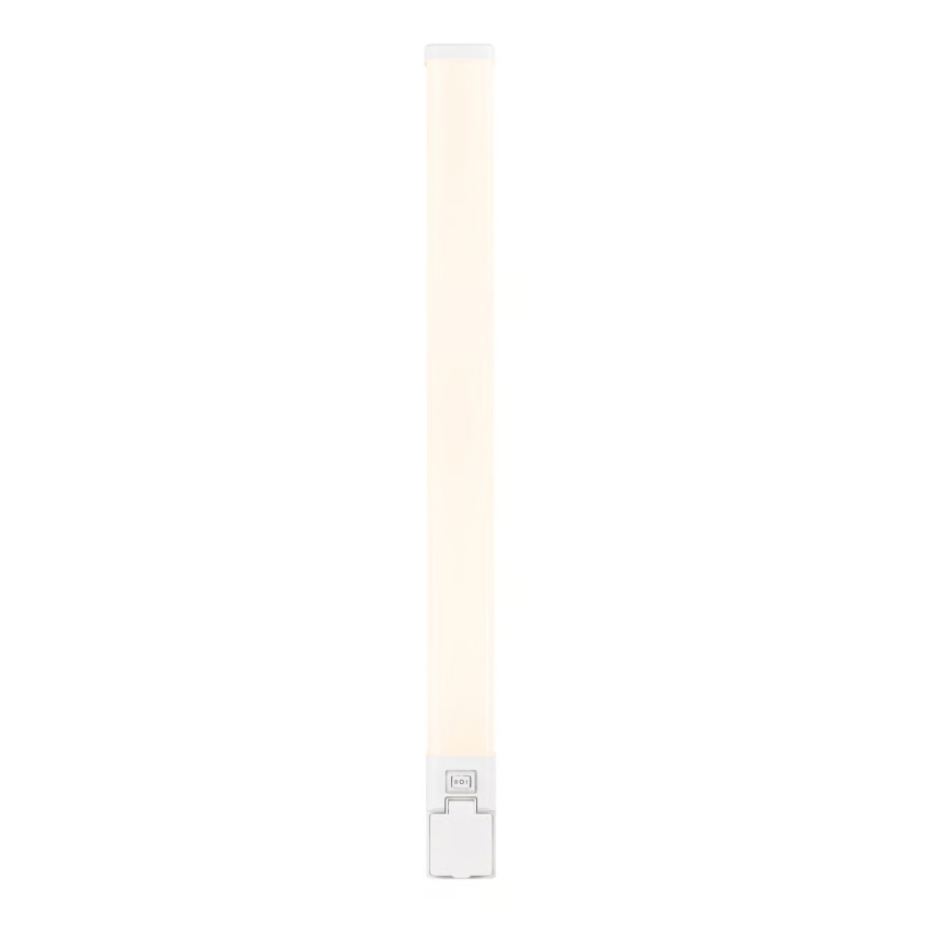 Nordlux - LED oświetlenie łazienkowe do lustra z gniazdkiem SJAVER LED/15W/230V IP44 60 cm biały