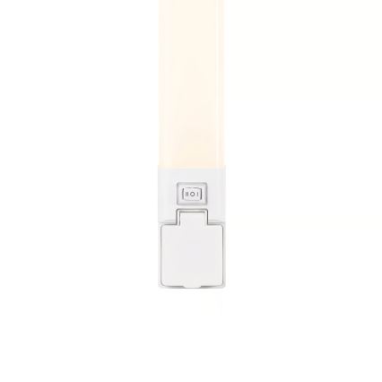 Nordlux - LED oświetlenie łazienkowe do lustra z gniazdkiem SJAVER LED/15W/230V IP44 60 cm biały