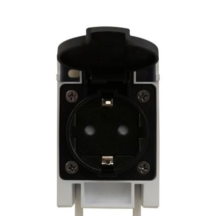 Nordlux - LED Oświetlenie lustra łazienkowego z gniazdkiem MALAIKA LED/15W/230V IP44 68,4 cm czarne