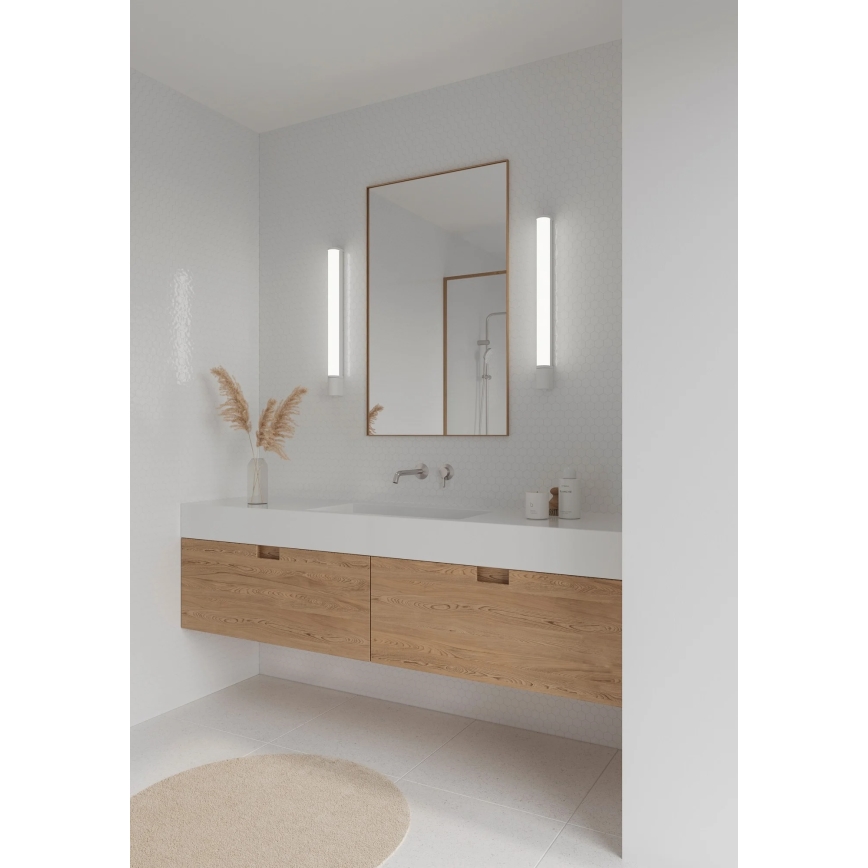 Nordlux - Oświetlenie LED do lustra łazienkowego z gniazdkiem MALAIKA LED/15W/230V IP44 68,4 cm białe