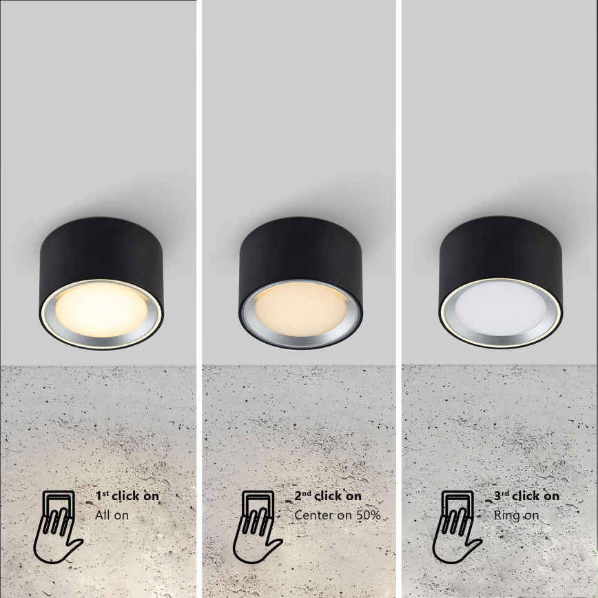 Nordlux - LED Oświetlenie punktowe FALLON LED/5,5W/230V czarne