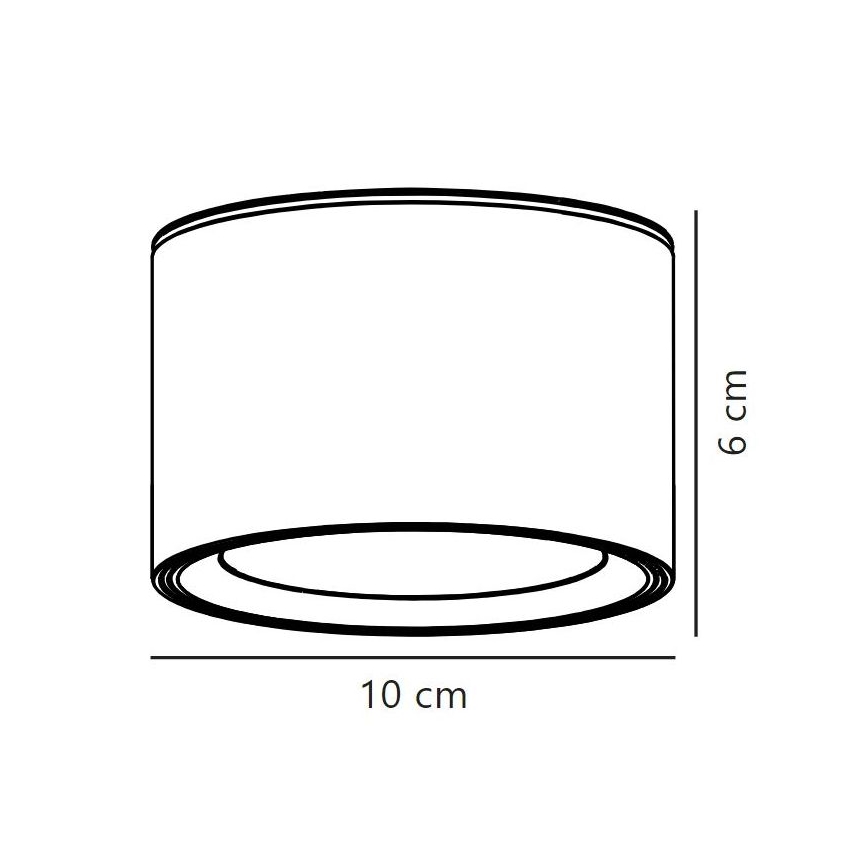 Nordlux - LED Oświetlenie punktowe FALLON LED/5,5W/230V czarne
